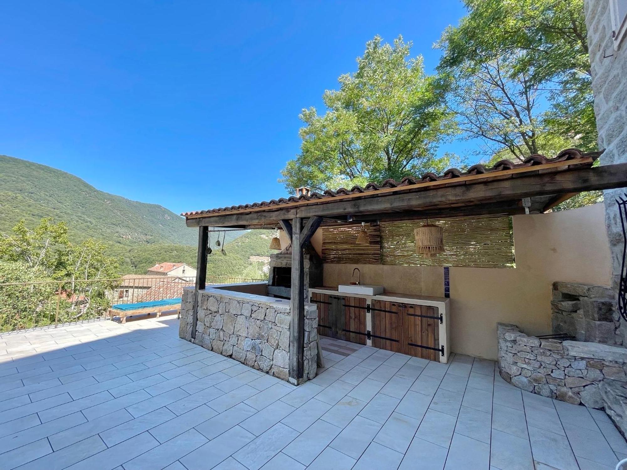 Casa Arena Authentique Maison De Village Avec Piscine Au Coeur De L'Alta Rocca - Zoza Exteriér fotografie