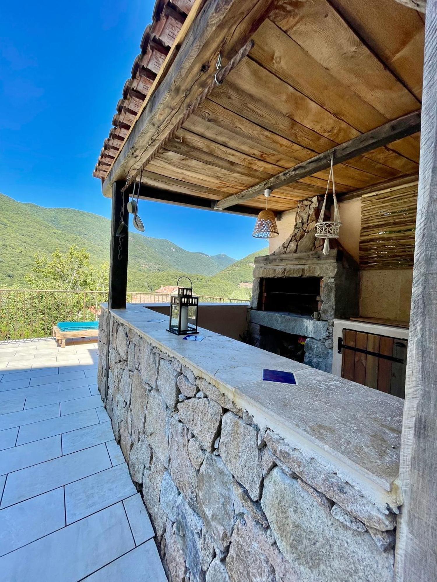 Casa Arena Authentique Maison De Village Avec Piscine Au Coeur De L'Alta Rocca - Zoza Exteriér fotografie