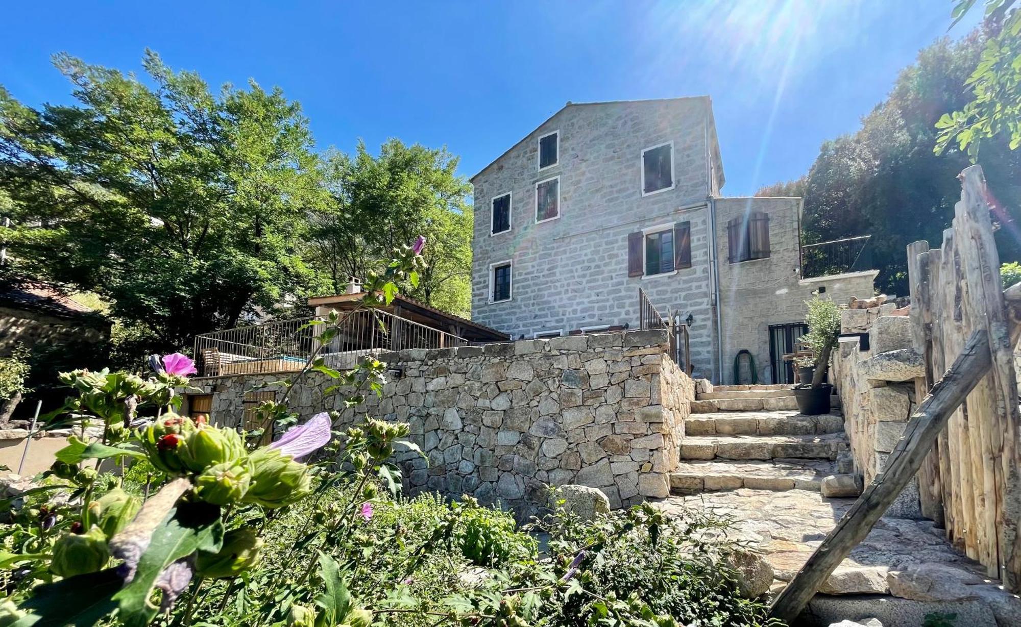 Casa Arena Authentique Maison De Village Avec Piscine Au Coeur De L'Alta Rocca - Zoza Exteriér fotografie
