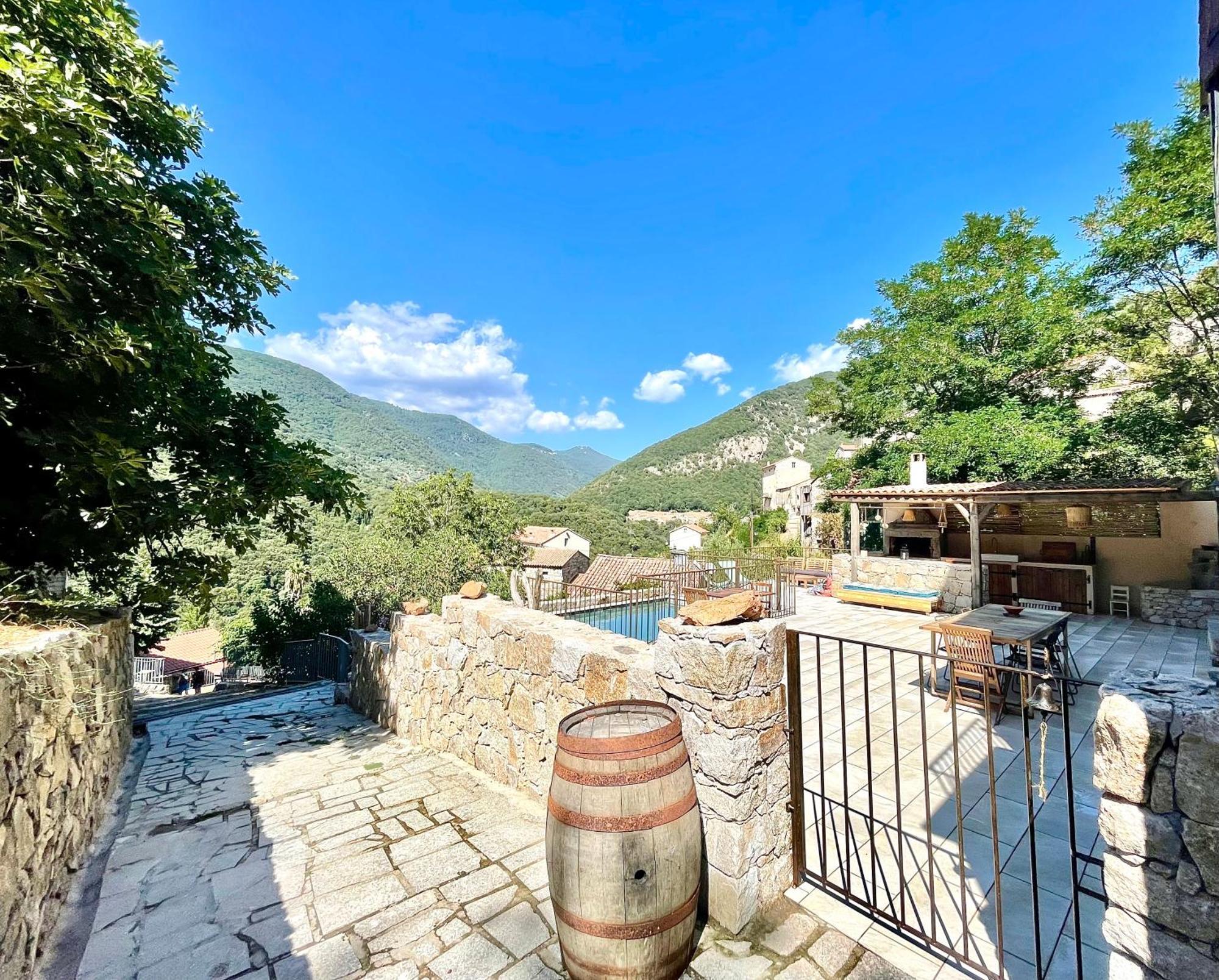 Casa Arena Authentique Maison De Village Avec Piscine Au Coeur De L'Alta Rocca - Zoza Exteriér fotografie