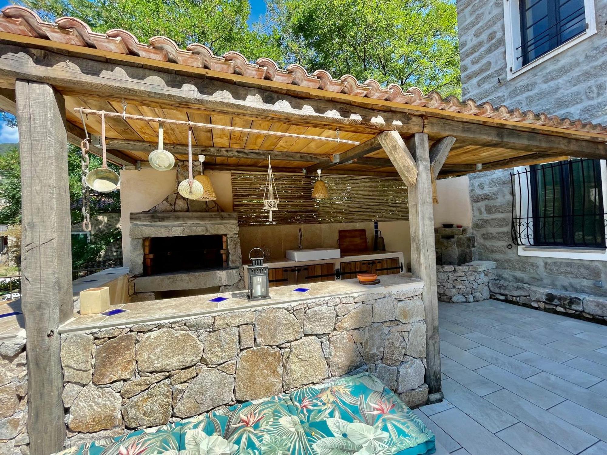 Casa Arena Authentique Maison De Village Avec Piscine Au Coeur De L'Alta Rocca - Zoza Exteriér fotografie