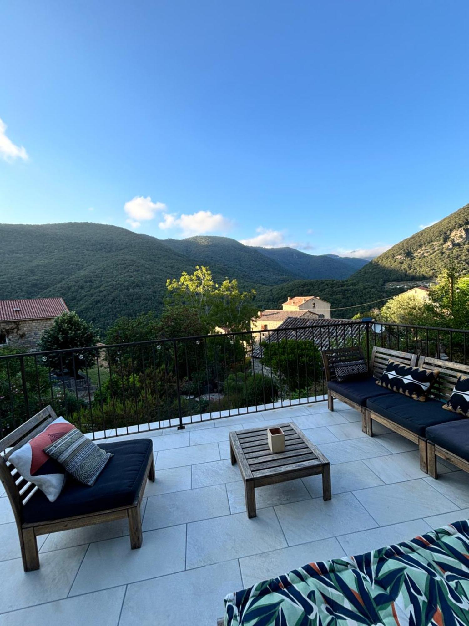 Casa Arena Authentique Maison De Village Avec Piscine Au Coeur De L'Alta Rocca - Zoza Exteriér fotografie
