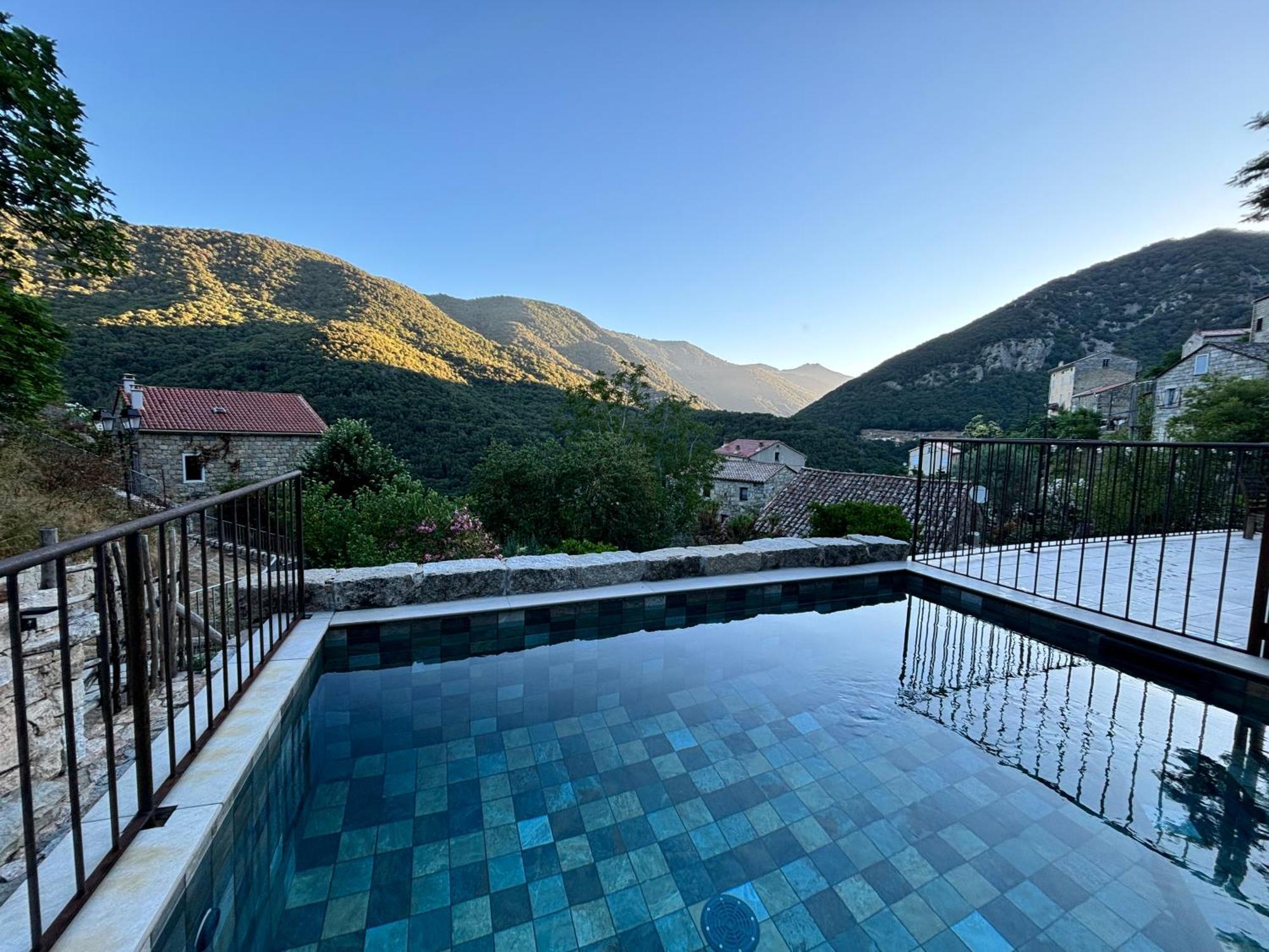 Casa Arena Authentique Maison De Village Avec Piscine Au Coeur De L'Alta Rocca - Zoza Exteriér fotografie